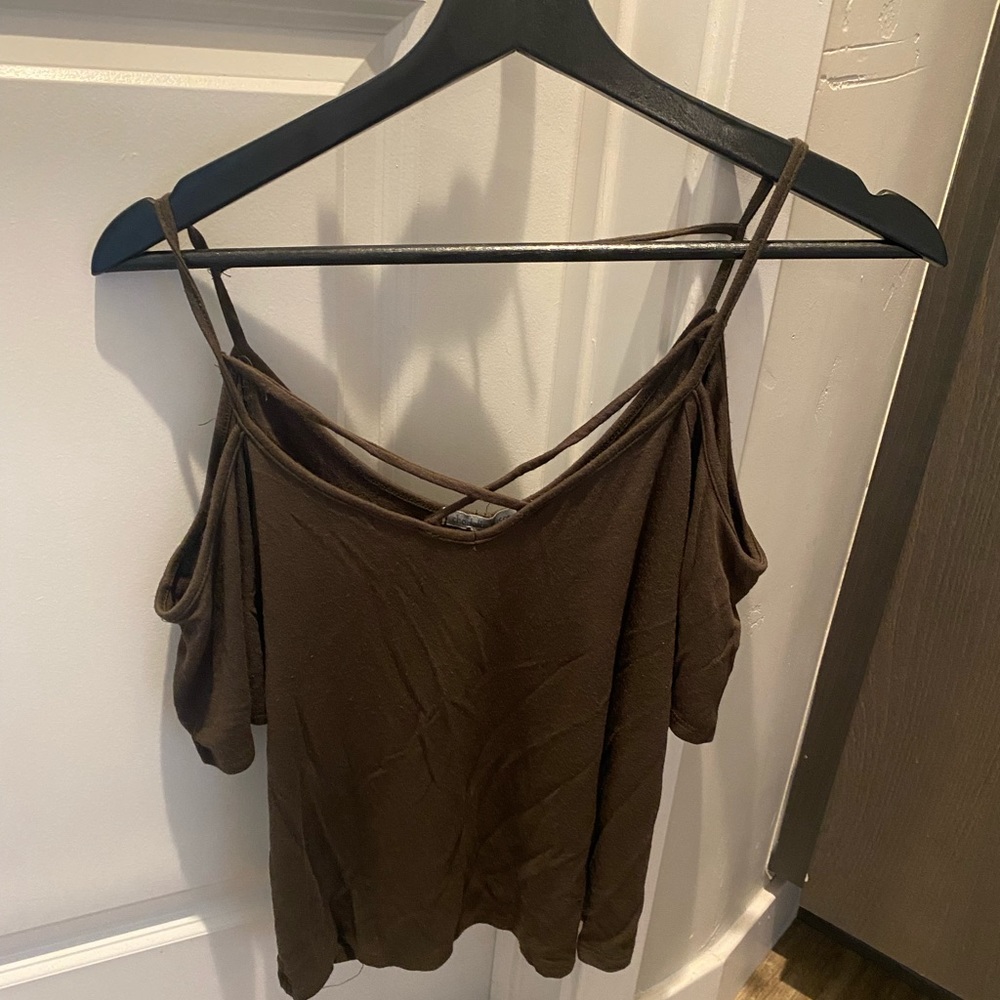 Olive green top